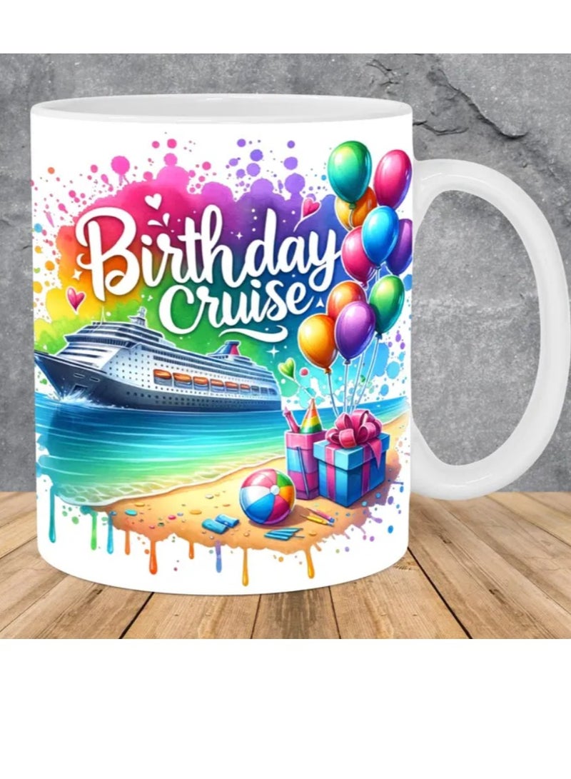 MEC Birthday Design Coffee Mug 11oz - Image 1