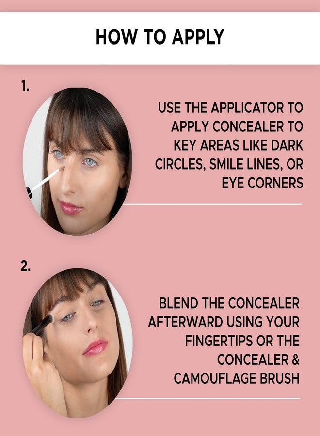 ARTDECO كونسيلر ARTDECO المقاوم للماء طويل الأمد - عاج ناعم - تغطية كاملة، لمسة غير لامعة، وصيغة مغذية للهالات السوداء والعيوب - 0.24 أونصة سائلة - Image 4