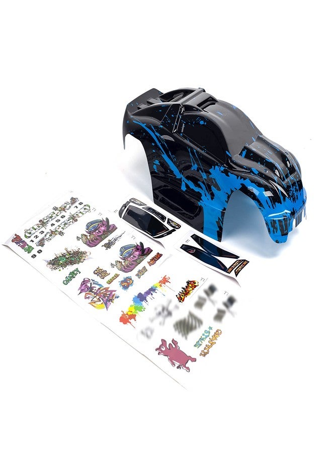 SummitLink Custom Body Muddy Blue Over Black Style Compatible for E-Revo 1/10 Scale RC Car or Truck (Truck not Included) ER-BB-01 - Image 2