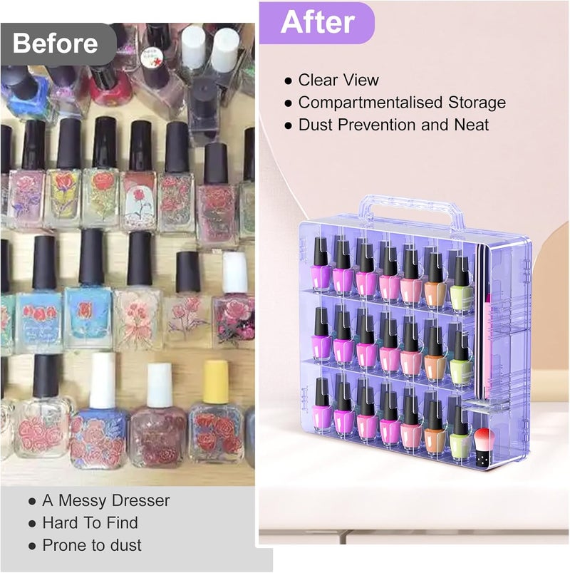 BELOVING Nail Polish Organizer Case - Image 2