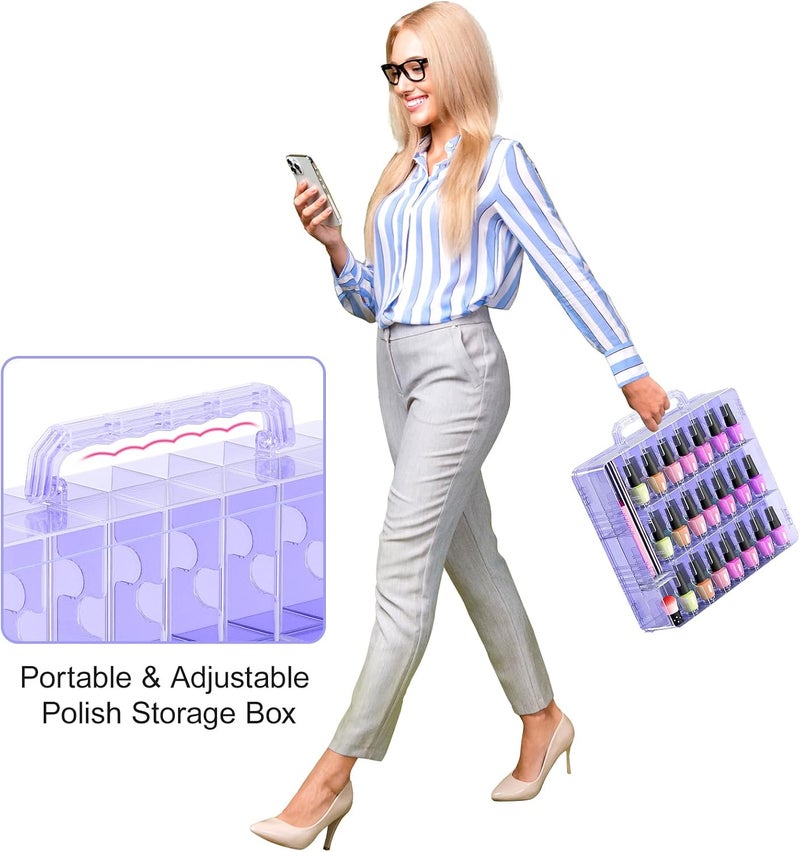 BELOVING Nail Polish Organizer Case - Image 5