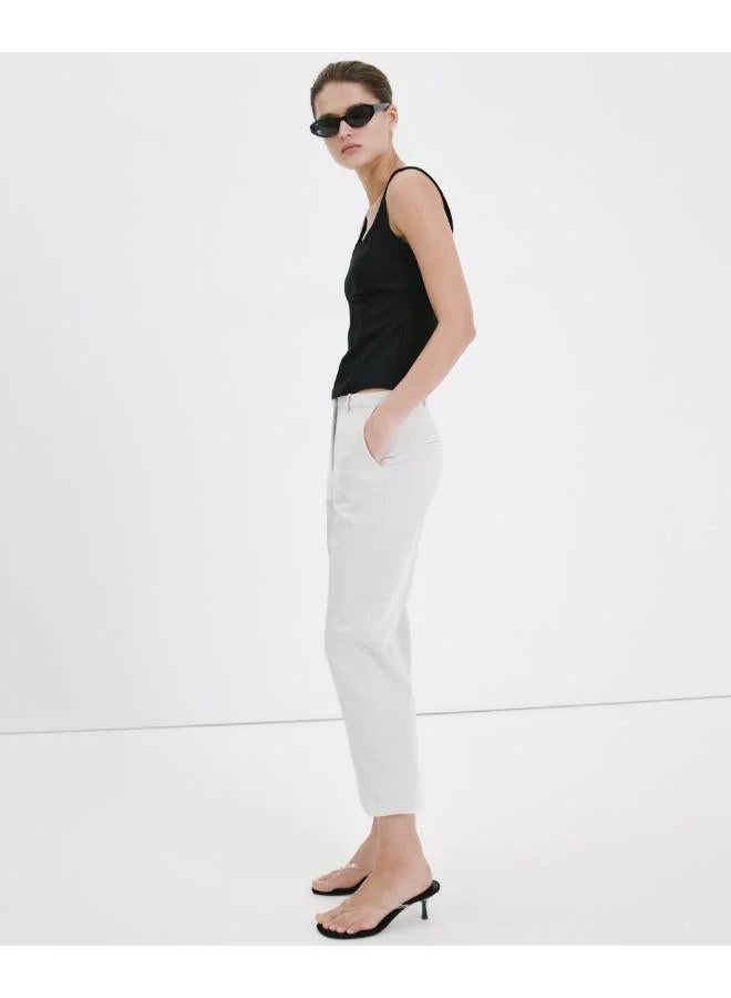 MANGO  Fitted neckline top for Women | Best Price UAE