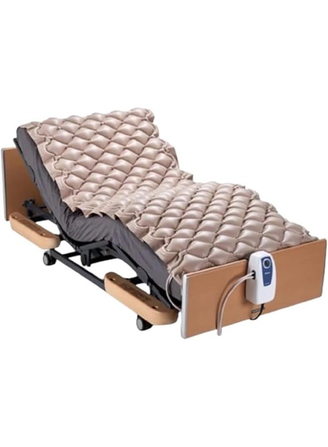 Medical Alternating Pressure Air Mattress with Quiet Air Compressor, Pressure Relief Air Bed for Bedridden Patients and Elderly Care, 88 × 200 cm - Image 1