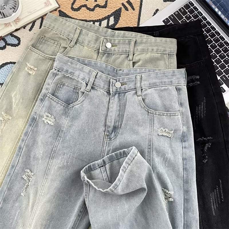 Unisex Casual Daily Denim Jeans - Image 2