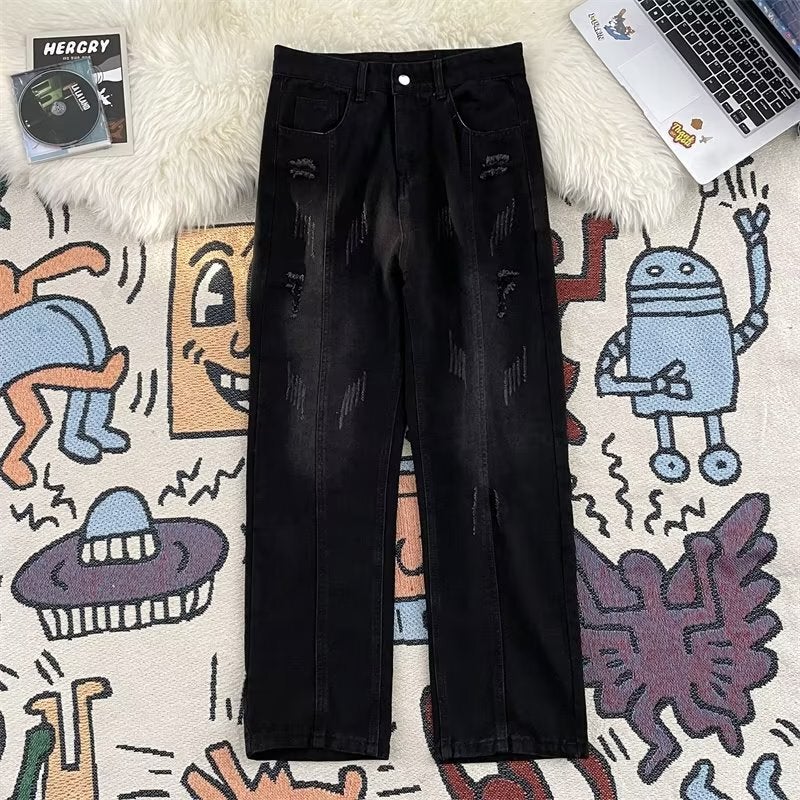 Unisex Casual Daily Denim Jeans - Image 5