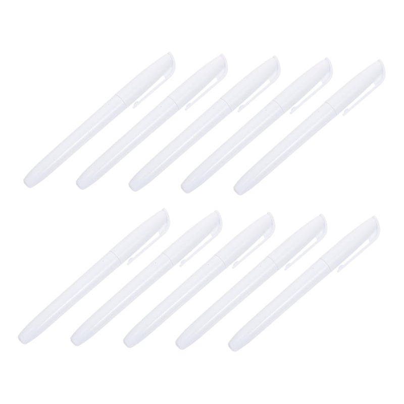 Erasable Liquid Chalk Markers 10 Pack White Smooth Writing Comfortable Grip - Image 2