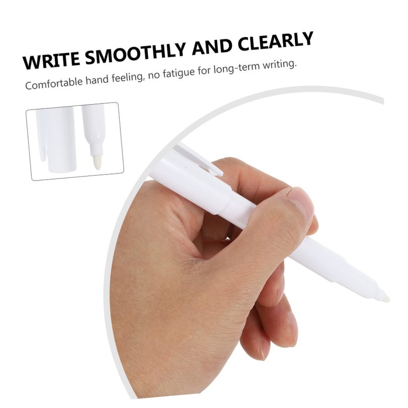 Erasable Liquid Chalk Markers 10 Pack White Smooth Writing Comfortable Grip - Image 4