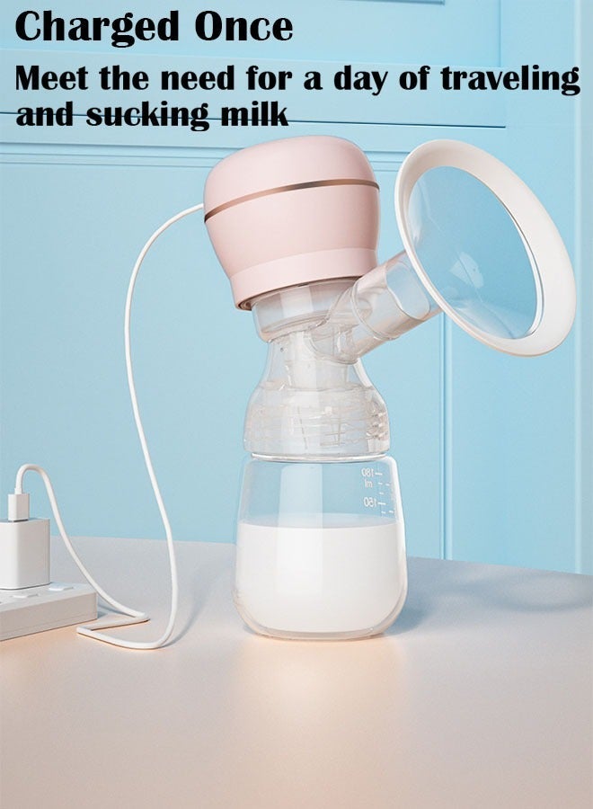 ZCM-HAPPY Portable Electric Breast Pump – Efficient Breastfeeding Pump for On-the-Go Moms – Manual and Electric Options for Easy Milk Expression – Comfortable and Convenient Breast Milk Pump - Image 5