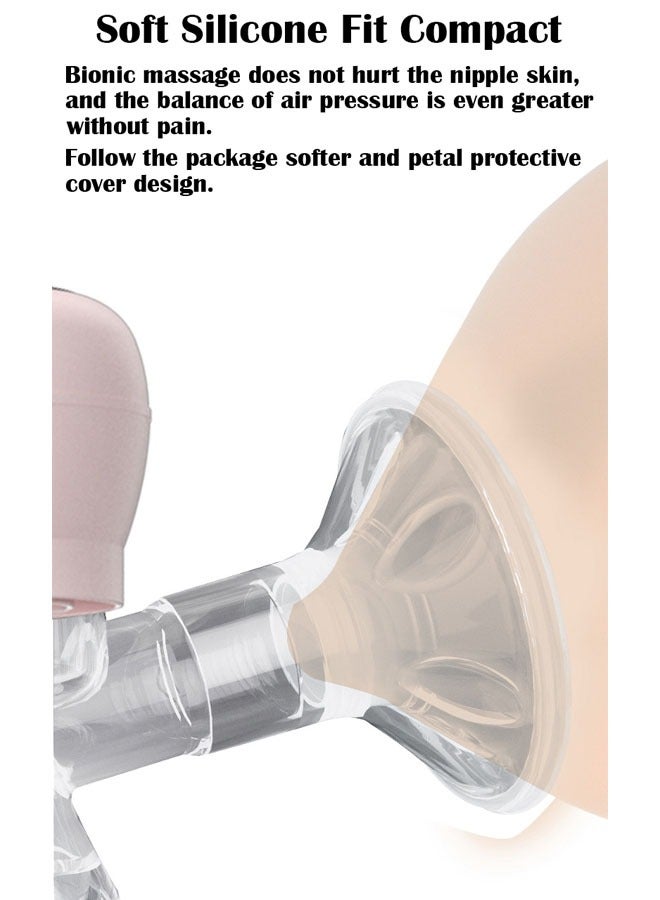 ZCM-HAPPY Portable Electric Breast Pump – Efficient Breastfeeding Pump for On-the-Go Moms – Manual and Electric Options for Easy Milk Expression – Comfortable and Convenient Breast Milk Pump - Image 4