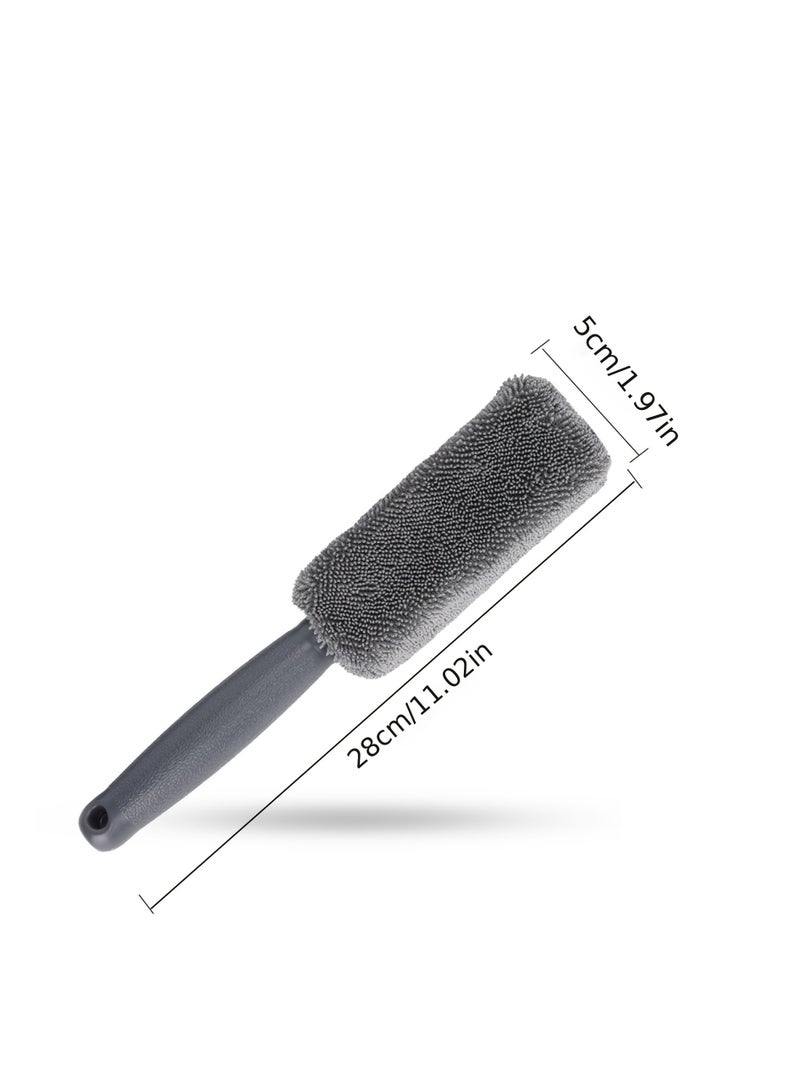 Beauenty Car Cleaning Brush, Car Wheel Hub Cleaning Brush Wheel Rim Cleaner Detailing Brush Cleaning Tool For Car Trunk Motorcycle Auto - Image 2
