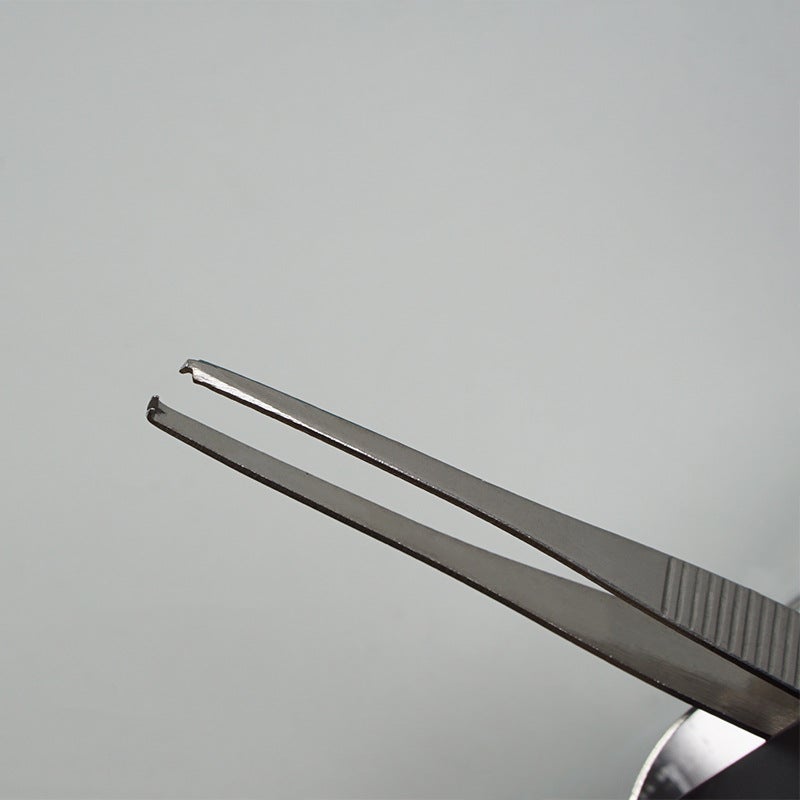Thickened Stainless Steel Tissue Forceps Straight Head Forceps Rat Tooth Forceps With Hook Dressing Forceps 12Cm To 25Cm Clamp Holding Hook Forceps - Image 4