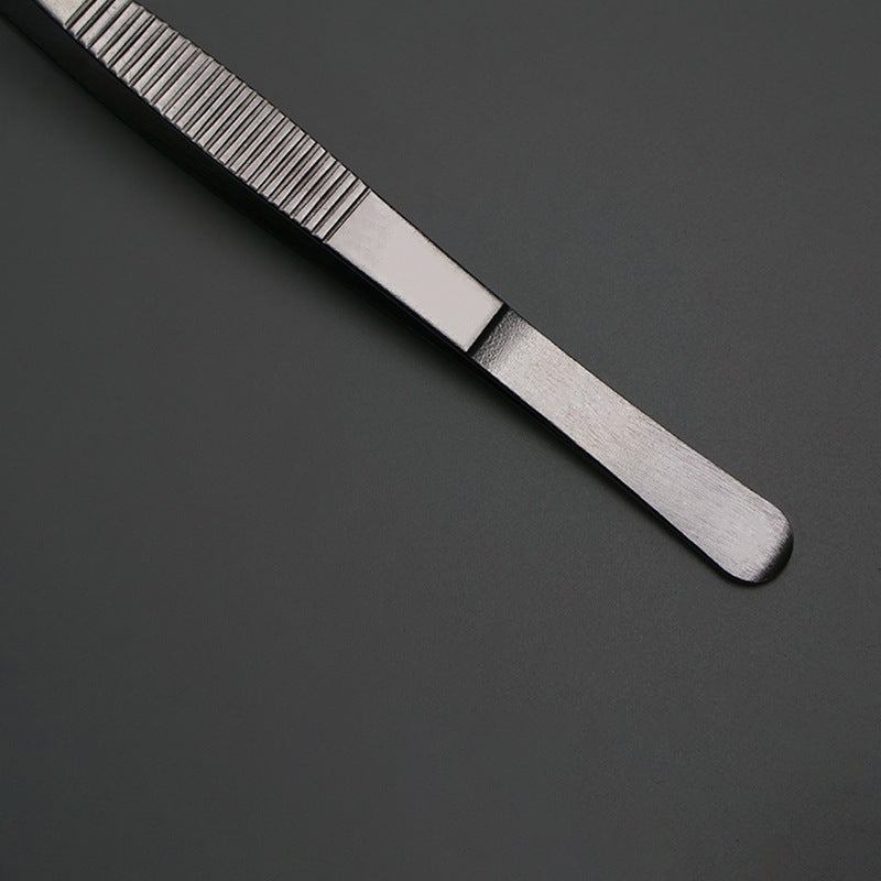 Thickened Stainless Steel Tissue Forceps Straight Head Forceps Rat Tooth Forceps With Hook Dressing Forceps 12Cm To 25Cm Clamp Holding Hook Forceps - Image 3