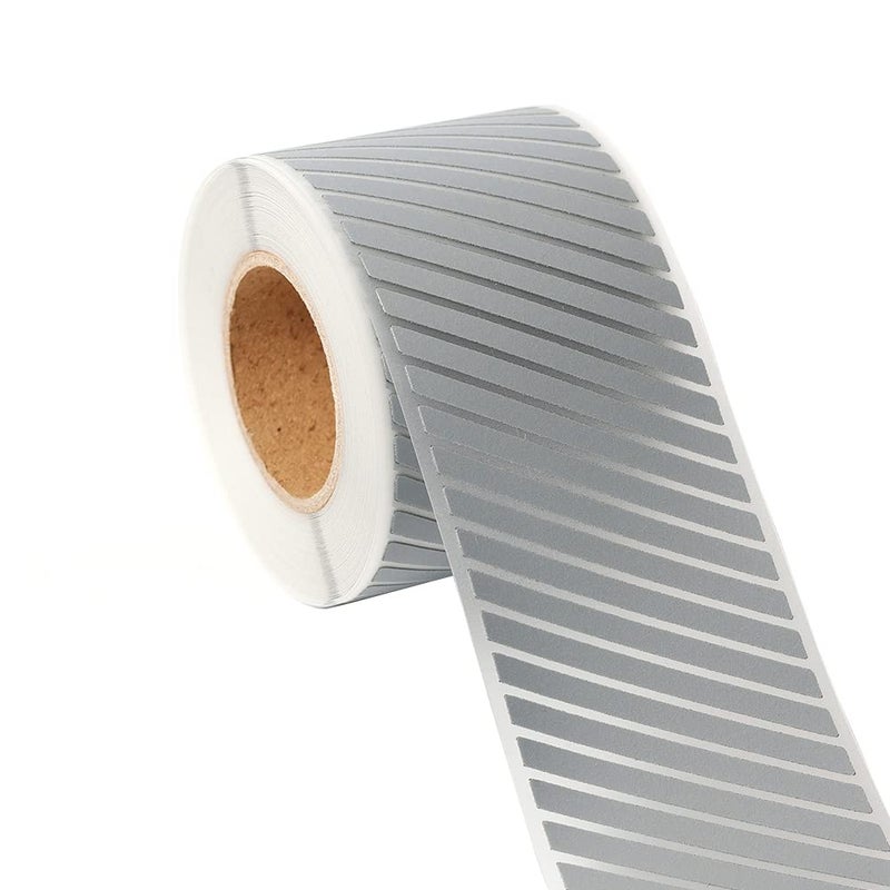 NOZUONO NOZUONO High Visibility Iron On Silver Reflective Heat Transfer Vinyl Tape for Clothing Stripe 2 Inch x 10 Yard 