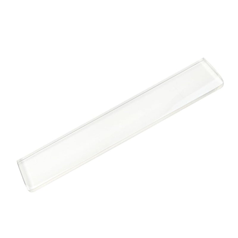 Transparent Resin Keyboard Wrist Rest Pad Ergonomic Support for Mechanical Keyboards Comfortable Easy to Clean - Image 2