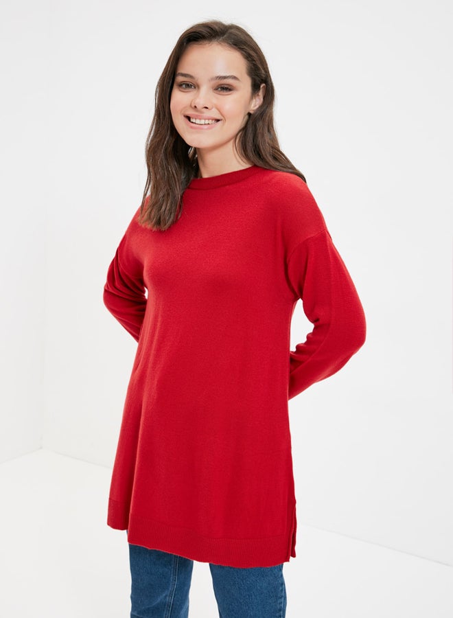 trendyol Red Knitwear Sweater - Image 1