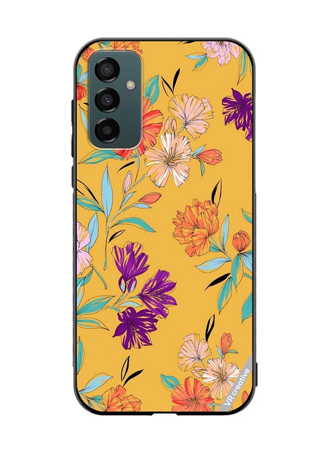VR CREATIVE Protective Case Cover For Samsung Galaxy F23 Flower Design Multicolour - Image 1