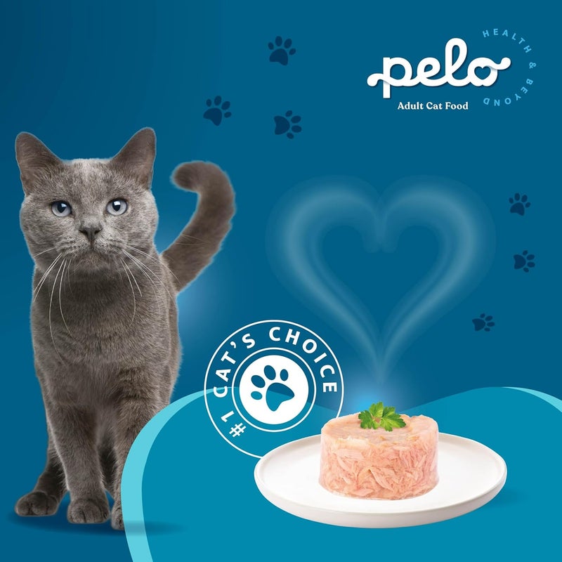 PELO WET CAT FOOD TUNA 85 Grams x 24 Cans - Image 3