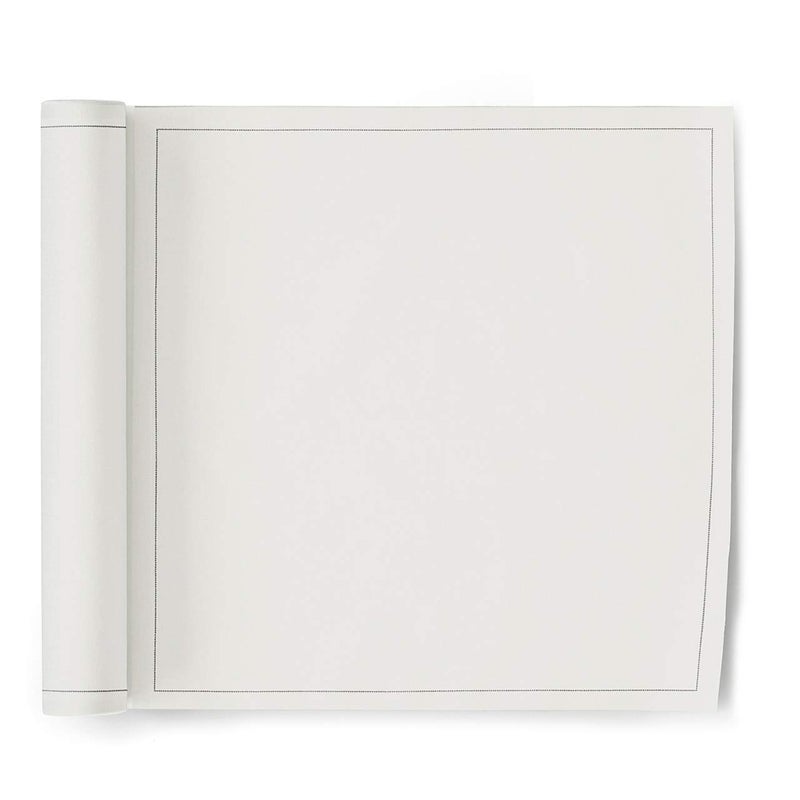 MY DRAP Cotton Dinner Napkins 118 x 118 in 2 Pack of 12 Per Roll Cream Cloth Dinner Napkins for Parties Weddings Dinning Hotels Restaurants or Events