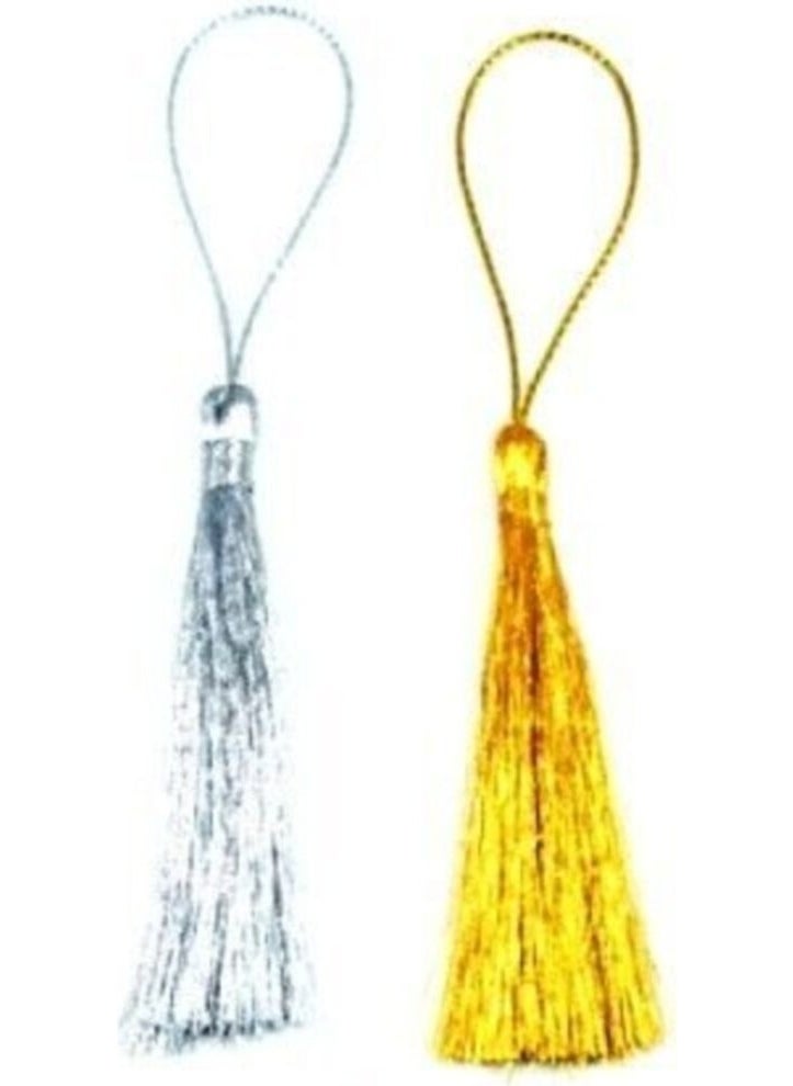 CICI - Silver Tassel 10 Pieces - Image 1