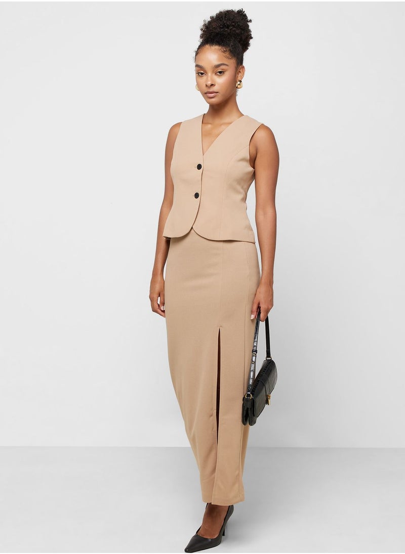 VERO MODA Pockets Detail Waistcoat  - Image 4