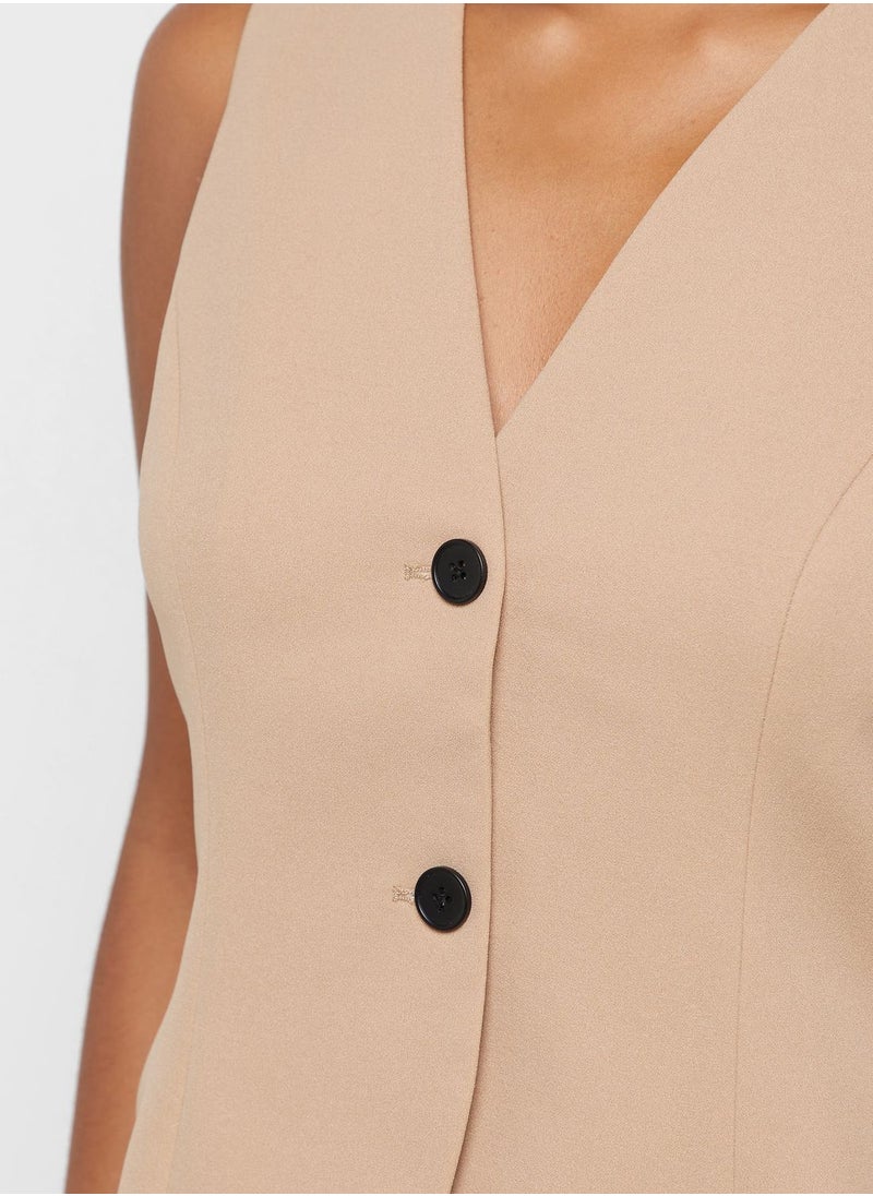 VERO MODA Pockets Detail Waistcoat  - Image 3