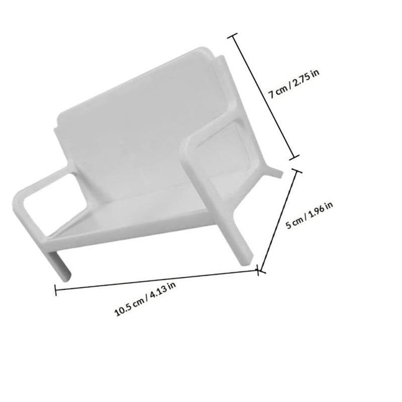 Sofa Shape Plastic Business Card Holder Stand Desktop Office Organizer - Image 3