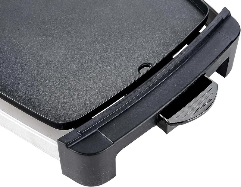 Namson Electric Grill Pan - Adjustable Temperature Control, Non-Stick Coated, Easy to Clean - 2000W Power - Suitable for All Meats and Vegetables - Image 2