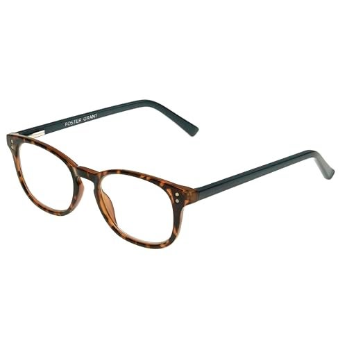 Foster Grant Women's Elodie Round Reading Glasses, Brown Tortoise/Transparent, 59 mm + 2.75 - Image 1