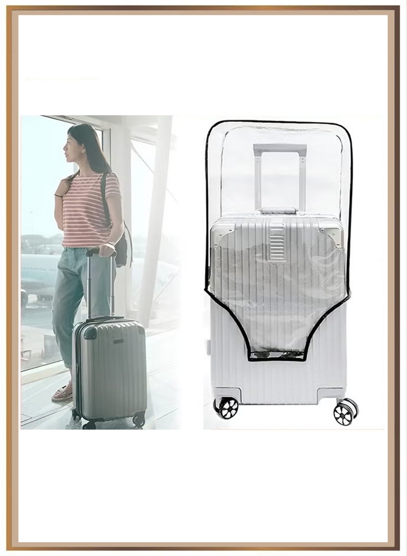 Luggage Cover,3 Pieces Clear PVC Suitcase Covers Protector For Tsa Approved,Suitcase Cover Set For 20 24 28 Inch Luggage - Image 2