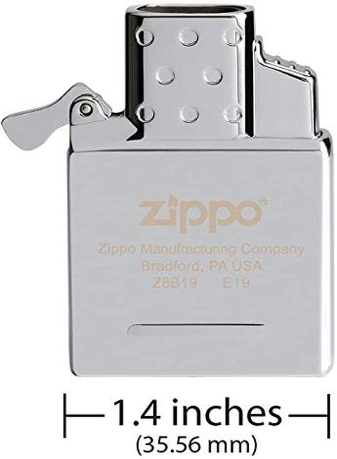 Zippo Butane Lighter Insert - Refillable - Adjustable & Odorless Yellow Flame - Clean Burning - Fits All Regular-Sized Cases - Metal Construction - Silver - Image 3