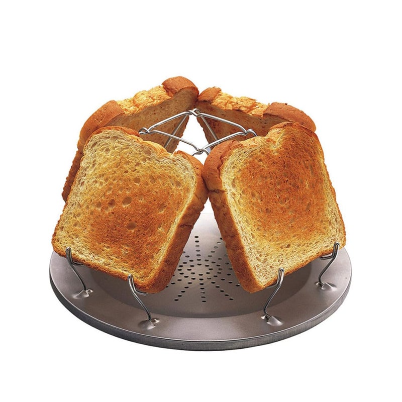 Foldable Camping Stove Toaster Bracket Stainless Steel Outdoor Grill Accessory - Image 5