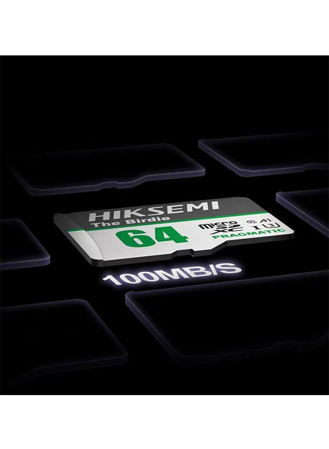 HIKSEMI The Birdie 64GB Micro SDXC Memory Card, A1 U3 V30 High-Speed TF Card, 100MB/s Read Speed, IP7 Waterproof Micro SD Card for Security Cameras, Dash Cams, Phones, and Tablets - Image 3
