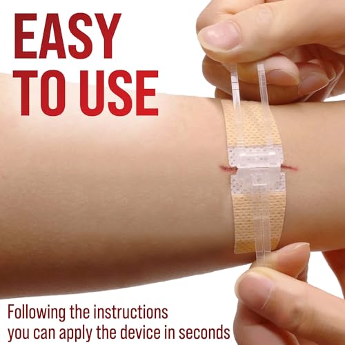 MYHELP Emergency Wound Closure Strips - 11pk - 2 Types Easy to Use Butterfly Bandages - Stitchless & Painless Laceration Closure Kit - Image 4