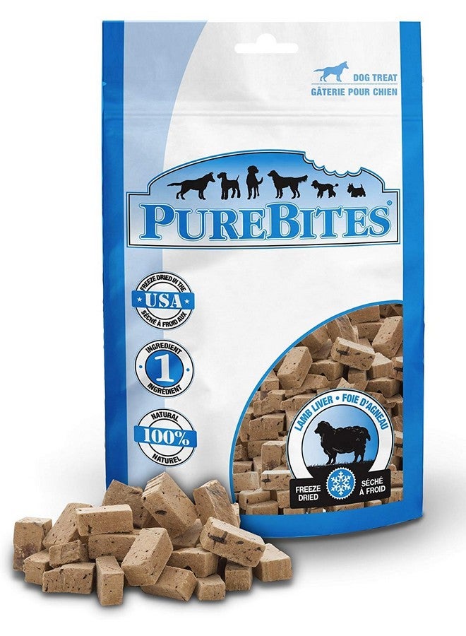 PureBites Lamb Liver Freeze Dried Dog Treats3 - Image 1