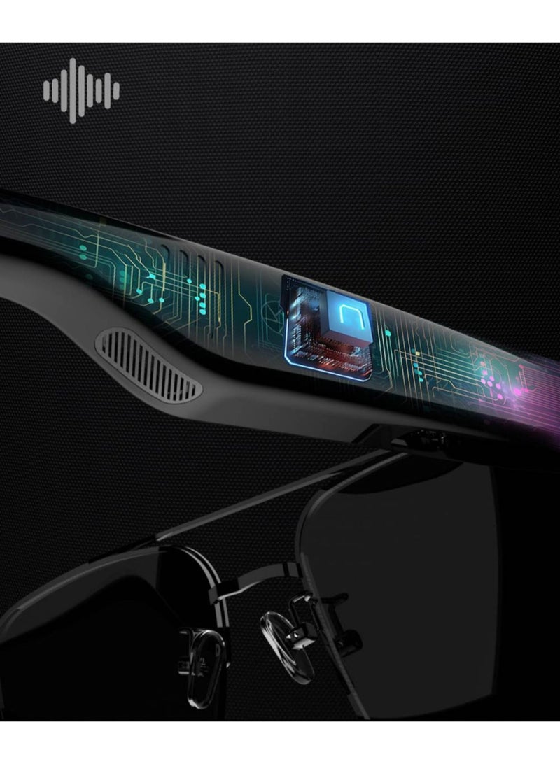 Sunglasses music bluetooth headset multifunctional listening to music and making phone calls smart bluetooth.  - Image 3