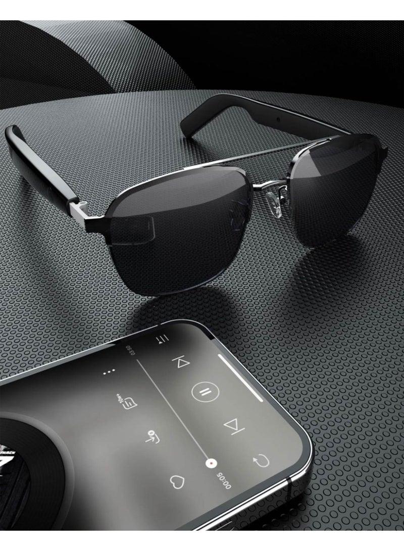 Sunglasses music bluetooth headset multifunctional listening to music and making phone calls smart bluetooth.  - Image 1