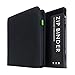 Vault X 12 Pocket Trading Card Zip Binder 480 Cards Premium ExoTec Album Material 20 SideLoading Pages Folder Sports TCG Black - Image 3