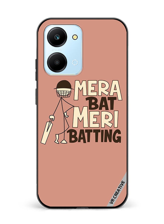 VR CREATIVE Protective Case Cover For Honor Play7T Mera Bat Meri Batting Design Multicolour - Image 1