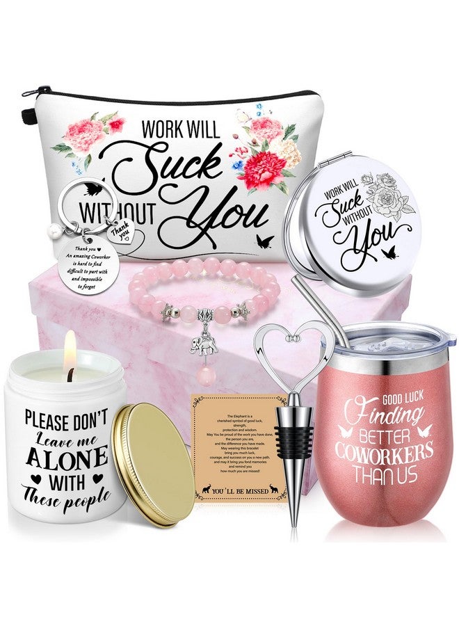 Perthlin Farewell Gifts Coworkers Going Away Gift for Women Lucky Goodbye Box for Coworker Lady Manager Employee(Good Luck) - Image 1