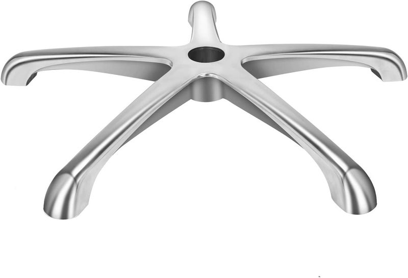 Kaleurrier Chair Stool BaseOffice Chair Replacement PartsReinforced Sturdy Aluminum 5 Legs BaseHeavy Duty Holds up 400 lbsin Universal Standard Size  252 inches - Image 1