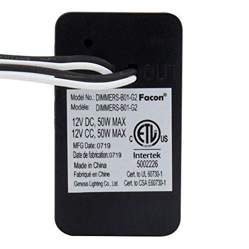 RecPro RV Dimmer Switch | RV 12V Touch Dimmer Switch | Compatible with LED, Incandescent, or Halogen Bulbs (Single) - Image 3