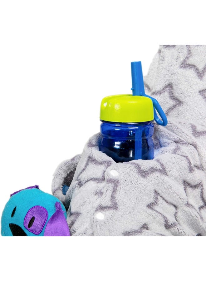 Niko Easy-Wash Children's Car Seat Cover & Liner -Minky -Silver Star - Image 3