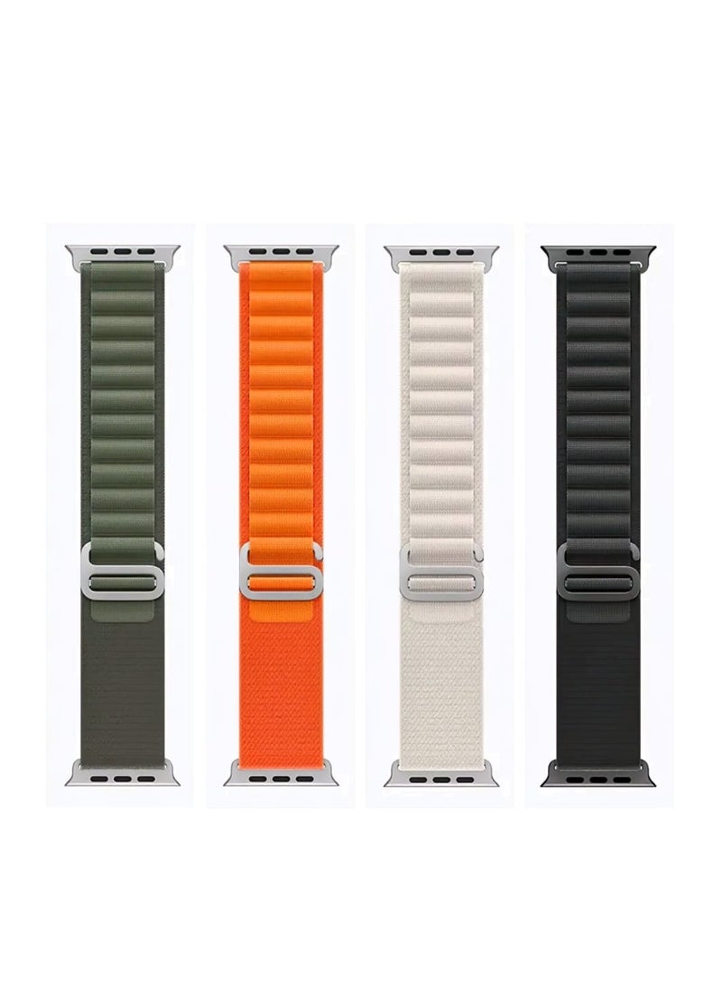T-Rex Replacement Apple Watch Ultra Alpine Loop Band Strap Compatible with 49MM/45MM/44MM/42MM for All Series -White  - Image 5
