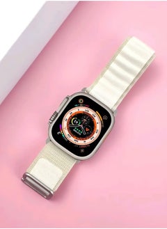 T-Rex Replacement Apple Watch Ultra Alpine Loop Band Strap Compatible with 49MM/45MM/44MM/42MM for All Series -White  - Image 4