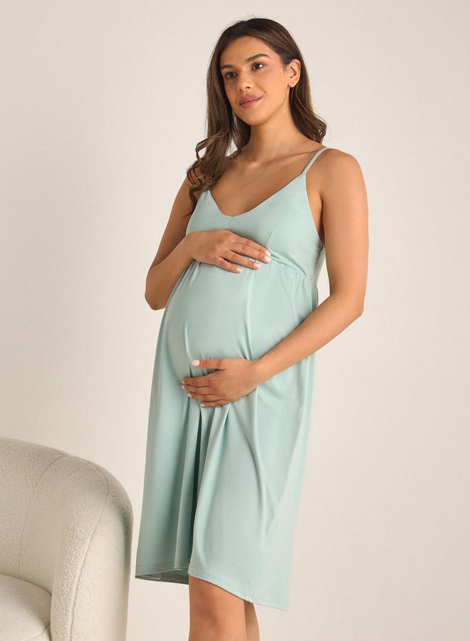 Splash FAV Maternity Slip Dress with Adjustable Straps - Image 1
