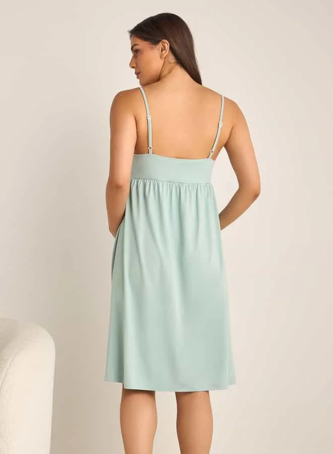 Splash FAV Maternity Slip Dress with Adjustable Straps