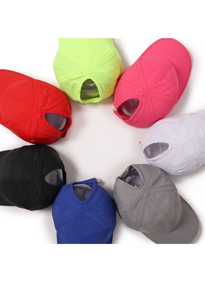 Ponyflo - Active Ponytail Hat - Ponytail Caps for Women, Women's Baseball Caps - High Ponytail Hats for Women - Pony Tail Hat - Ponytail Baseball Hats for Women - Hat with Ponytail Hole for Women Black - Image 1