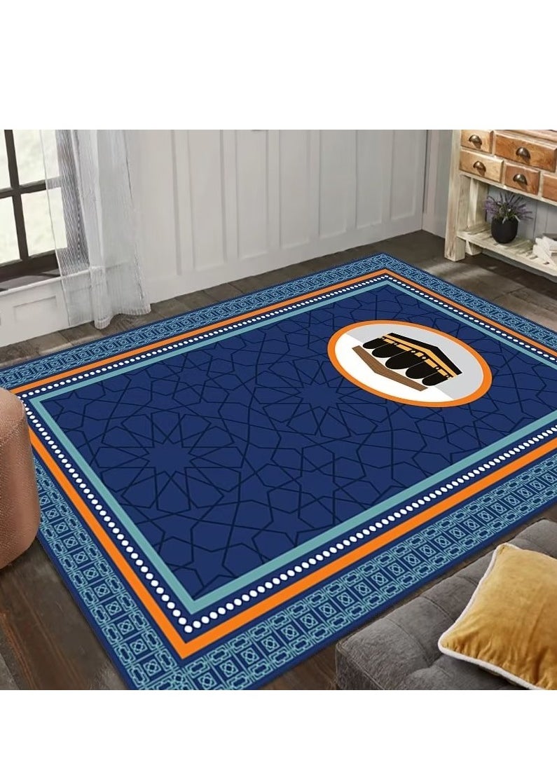 LESTER LESTER Anti Slip ,Easy To Clean Prayer Rug ，Size 70*110 Gift Box  - Image 1