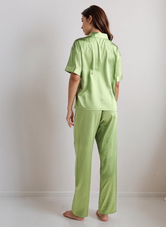 Splash FAV Pyjama Set Button-Down Shirt & Trousers - Image 3