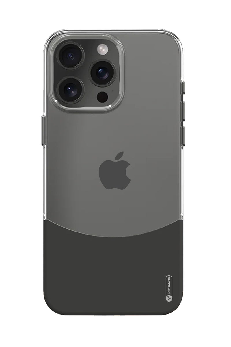 Vipcare Iphone 15 Pro  PC Duo Case- Transparent Smooth Finish Iphone 15 Phone Case- Anti Yellowing Protective 15 Pro  Case- Classic Scratch Resistant Clear Iphone Case